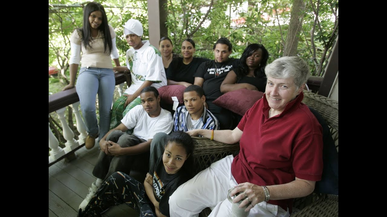 Foster Youth, Group Photo, Teenagers, Front Porch